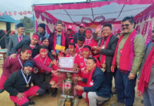 जिल्लास्तरीय शिक्षक भलिबलको उपाधि जनक माविले जित्यो