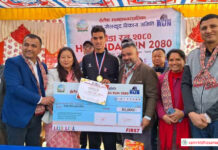 हेटौंडा खुल्ला राष्ट्रिय पुरुष रन प्रतियोगितामा मुकेश प्रथम