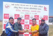 हेटौंडा भेट्रान्स कप फुटबल प्रतियोगिता सुरुः मंगलबार ५ खेल सम्पन्न