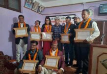 ७ जना साहित्यकार सम्मानित