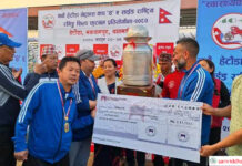 हेटौँडा भेट्रान्स फुटबलको उपाधि बानेश्वरलाई