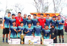 वडाध्यक्ष कप फुटबलको उपाधि १२ नम्बर वडाले जित्यो