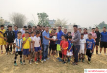 कमाने फुटबल एकेडेमी सञ्चालनमा, ४० जनालाई निःशुल्क प्रशिक्षण