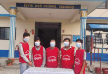 नक्कली नोटसहित ५ जना पक्राउ