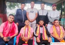 तेक्वान्दो खेलाडी पराजुली र सापकोटाको विदाई