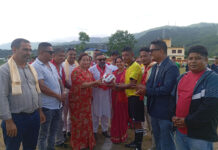 जिल्ला लिग फुटबल प्रतियोगिता सुरु,साविक विजेता डाँफेको शानदार जित
