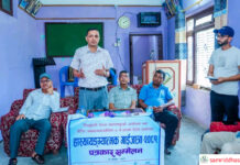 सिस्नुपानीको गाईजात्रालाई वडाको सहयोग