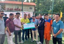 वस्तुगत फुटसलको उपाधि मकवानपुरगढी जेसीआईले जित्यो