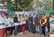भेट्रान्स साइकल दौडमा थापा प्रथम