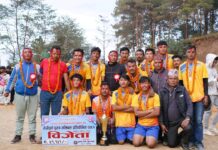 भलिबल उपाधि थाहा–२ ले जित्यो