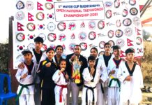 राष्ट्रिय तेक्वान्दोमा मकवानपुर तृतीय