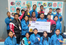 अन्तर नगरपालिकास्तरीय कराँतेमा हेटौंडा उपविजेता