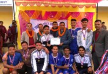 आधुनिक माविको खेलकुदमा विजेता पुरस्कृत