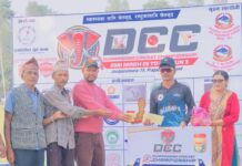 डुमरवाना क्रिकेट प्रतियोगिताको फाइनलमा मकवानपुर