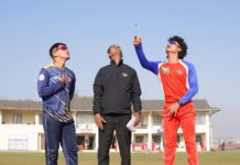 प्रधानमन्त्री कप क्रिकेट : काठमाडौंले मकवानपुरलाई दियो २३२ रनको लक्ष्य