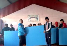 जनज्योति तेक्वान्दो डोजाङलाई वडा कार्यालयको सहयोग