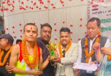शुभकामना दौडको उपाधि बकैयाका गोलेले जिते