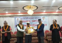 बुढ्यौली साहित्य समाजद्वारा घिमिरे र खरेल सम्मानित