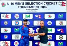 यु–१६ क्रिकेटः मकवानपुरको लगातार तेस्रो जीत