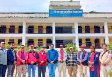 शिक्षक भलिबल प्रतियोगिता हुने