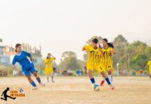 महिला फुटबलमा आयोजक कमाने फुटबल एकेडेमीको विजयी सुरुवात