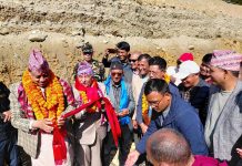 मुख्यमन्त्री बानियाँद्वारा बकैया ५ र ६ जोड्ने पुल शिलान्यास