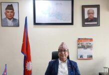 मकवानपुरका प्रमुख जिल्ला अधिकारी बसन्त अधिकारीले गरे पदभार ग्रहण