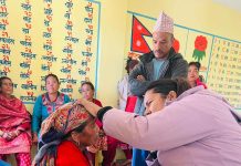 इन्द्रसरोवर गाउँपालिकामा निःशुल्क आँखा शिविर सञ्चालन