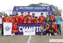 प्रेसिडेन्ट लिगको उपाधि लालीगुराँसले उचाल्यो