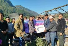 कैलाश गाउँपालिकाको गोपीराङका दश घरमा शौचालय बन्दै