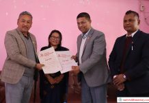 बागमती प्रदेशका १५ स्थानीयसँग सीपमूलक तालिमका लागि सम्झौता