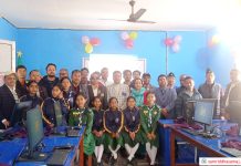 मनहरीको रोटरी माविमा कम्प्युटर प्रयोगशाला उद्घाटन