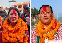 कांग्रेसबाट डीना र बुद्धको उम्मेदवारी दर्ता