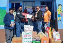 मामाघरलाई लायन्स क्लबको सहयोग