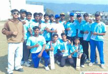 नगरस्तरीय क्रिकेटको उपाधि भुटनदेवी माविलाई