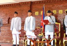 प्रतिनिधिसभाका ज्येष्ठ सदस्य केसीद्वारा शपथ ग्रहण