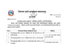 “अपरेशन ड्रप” अभियानमा ६ जना पक्राउ