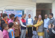 गोरक्षेश्वरको संस्कृत वेद विद्याश्रमलाई खाद्यान्न सहयोग