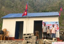 सहयोग र श्रमदानबाट अग्निपीडितलाई घर