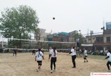 उपमेयर कप भलिबल प्रतियोगिता सुरु