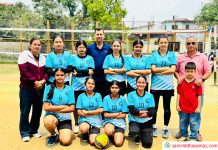 उपमेयर कप भलिबल : महिलातर्फको उपाधि हेटौँडा–५ ले जित्यो