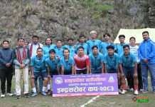 इन्द्रसरोवर कप फुटबल र भलिबल सम्पन्न